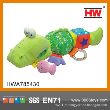 Interessante bebê brinquedo animais brinquedo fábrica pelúcia animal plush brinquedo crocodilo